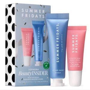 Brans New Summer Fridays Jet Lag Mask & Lip Butter Self Care Bundle!